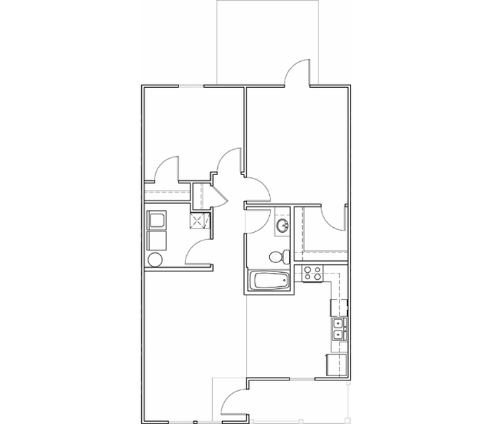 Two Bedroom Floor Plan Image